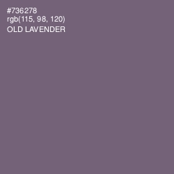 #736278 - Old Lavender Color Image